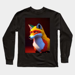 CONFUSED PRETTY FOX Long Sleeve T-Shirt